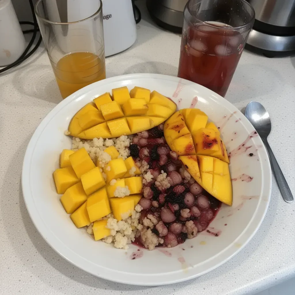 Mango Hibiscus Iced Tea