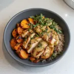 Maple Dijon Chicken & Sweet Potato Bowls