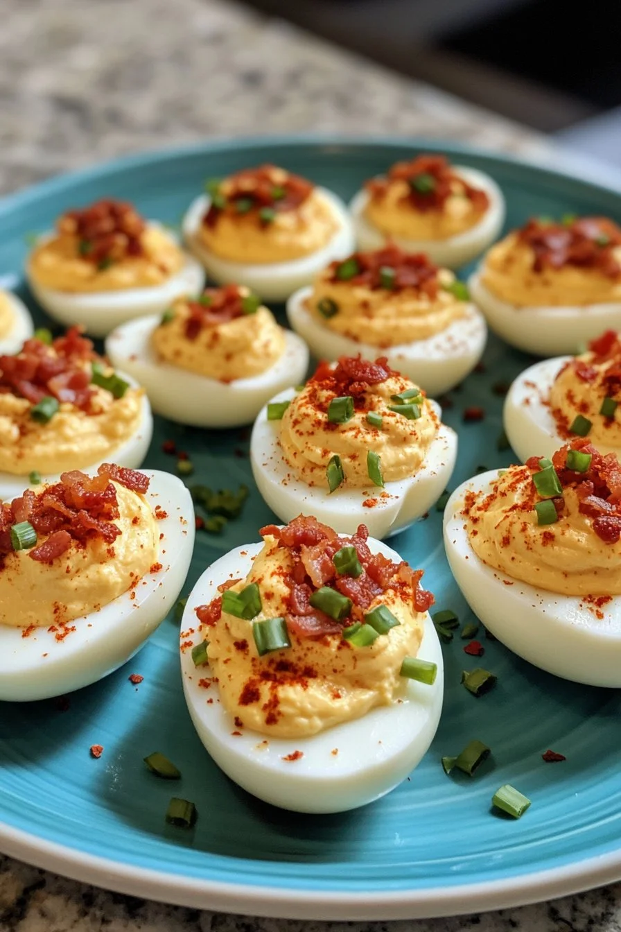 Million Dollar Bacon Deviled Eggs