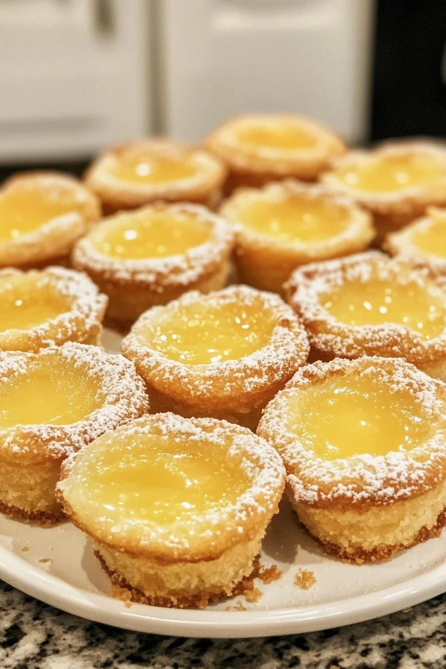 Mouthwatering Lemon Bar Cookie Cups