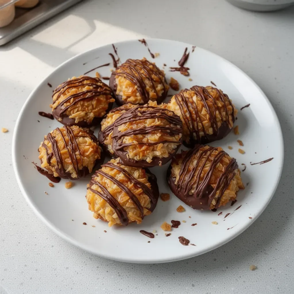 No Bake Samoa Cookies