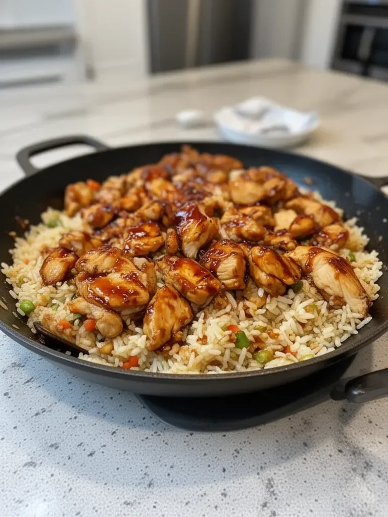 One-Pan Bold Honey BBQ Chicken Rice