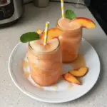 Peach Lemonade Slush