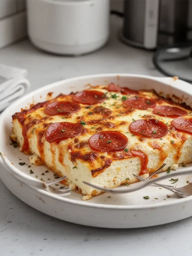 Pizza Style Cottage Cheese Bake – Easy Protein-Packed Dinner