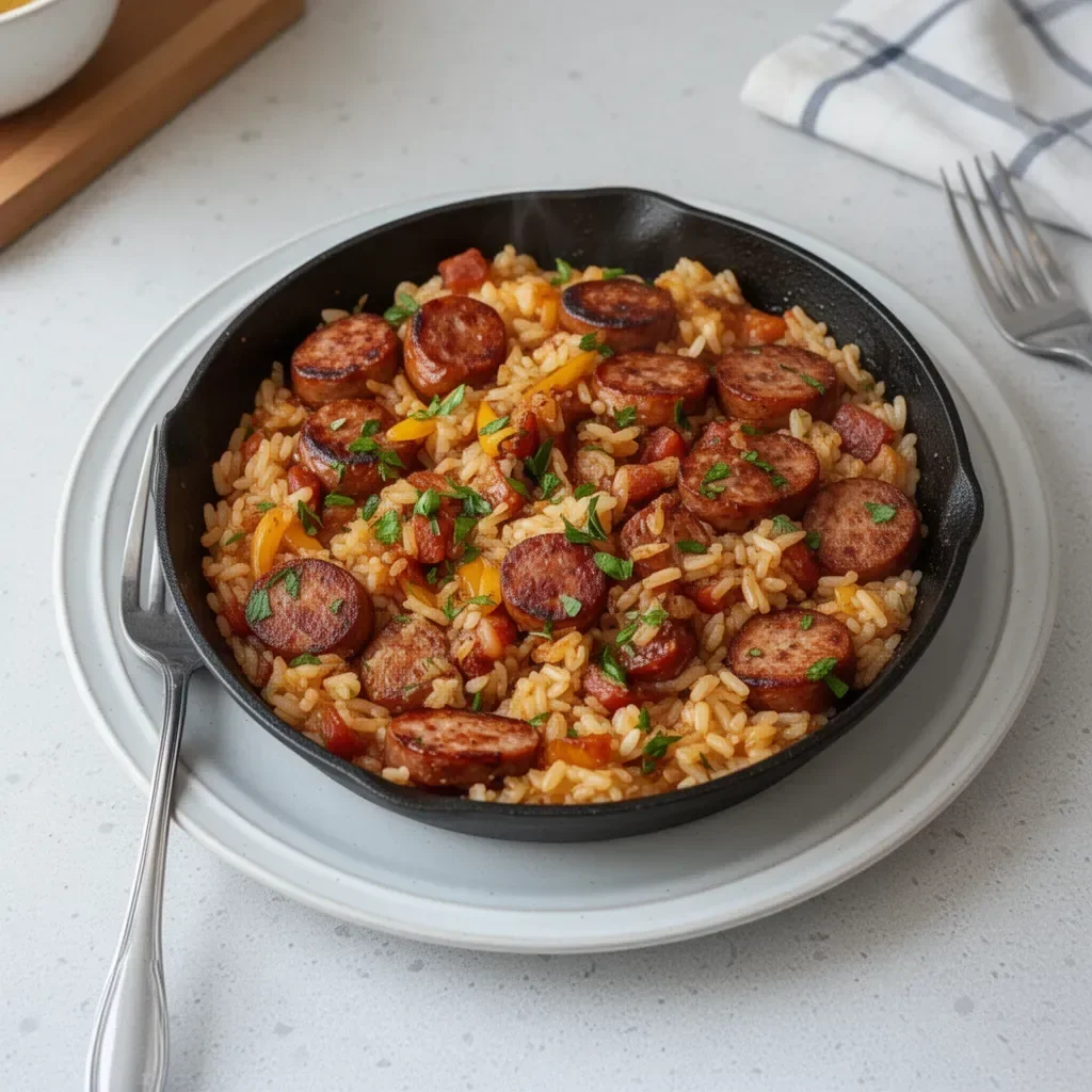 Sausage and Rice Skillet