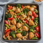 Sheet Pan Cashew Chicken