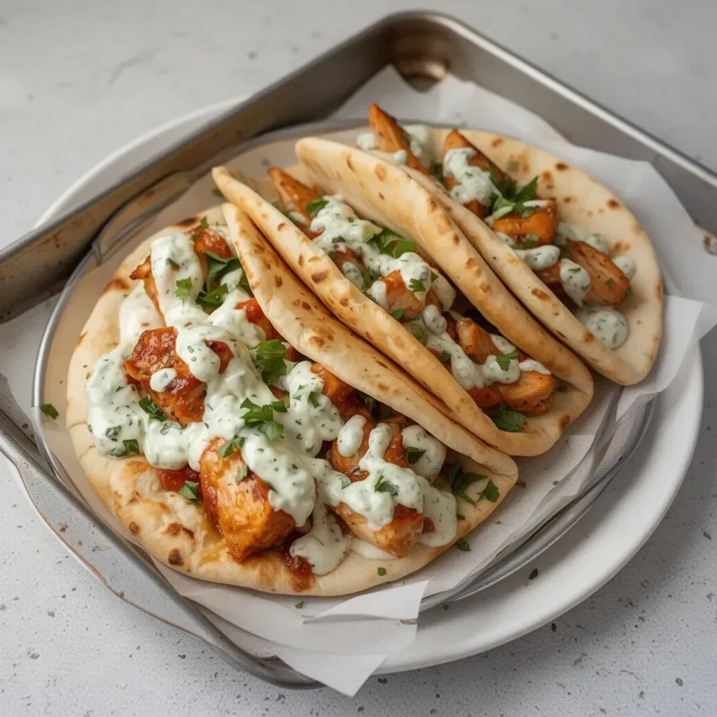 Sheet Pan Chicken Pitas with Herby Ranch