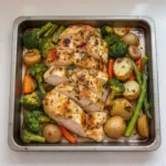 Sheet Pan Garlic Butter Chicken and Veggies