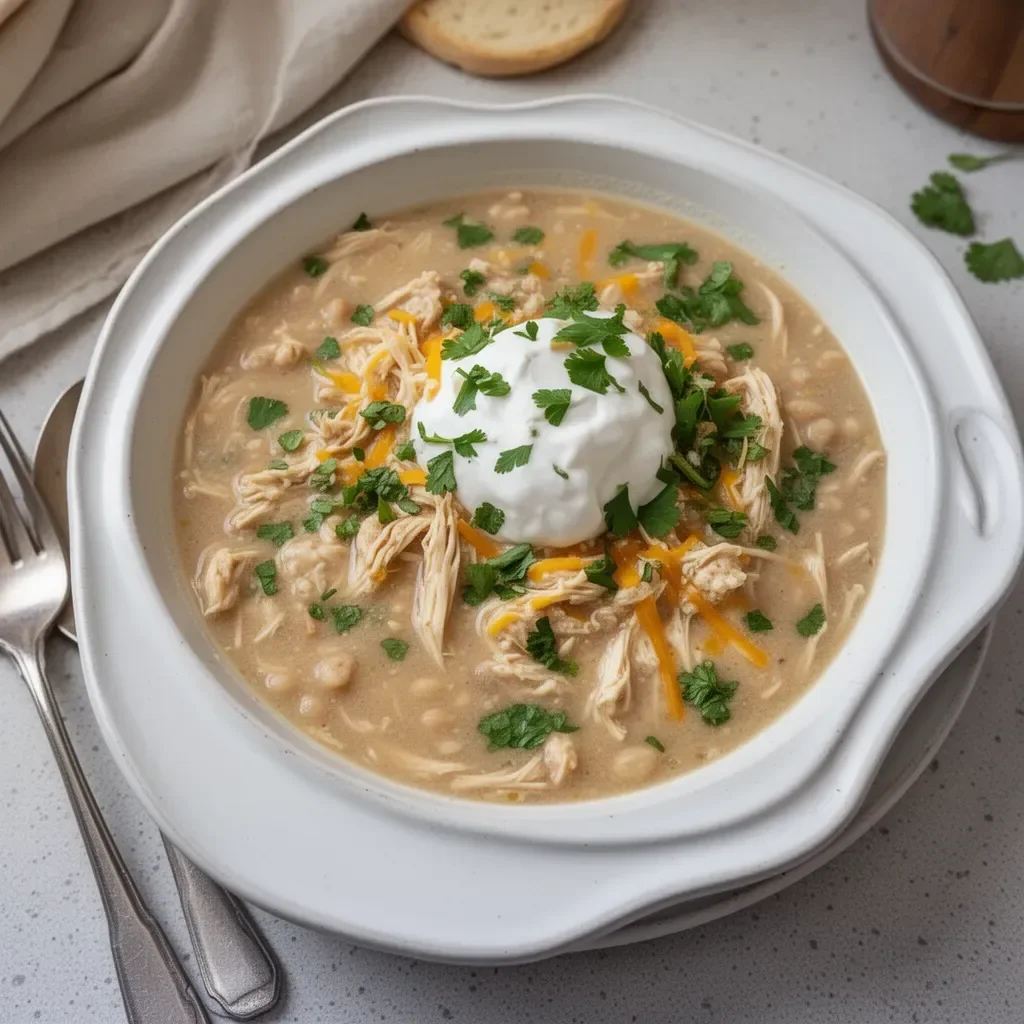 Simple Keto White Chicken Chili