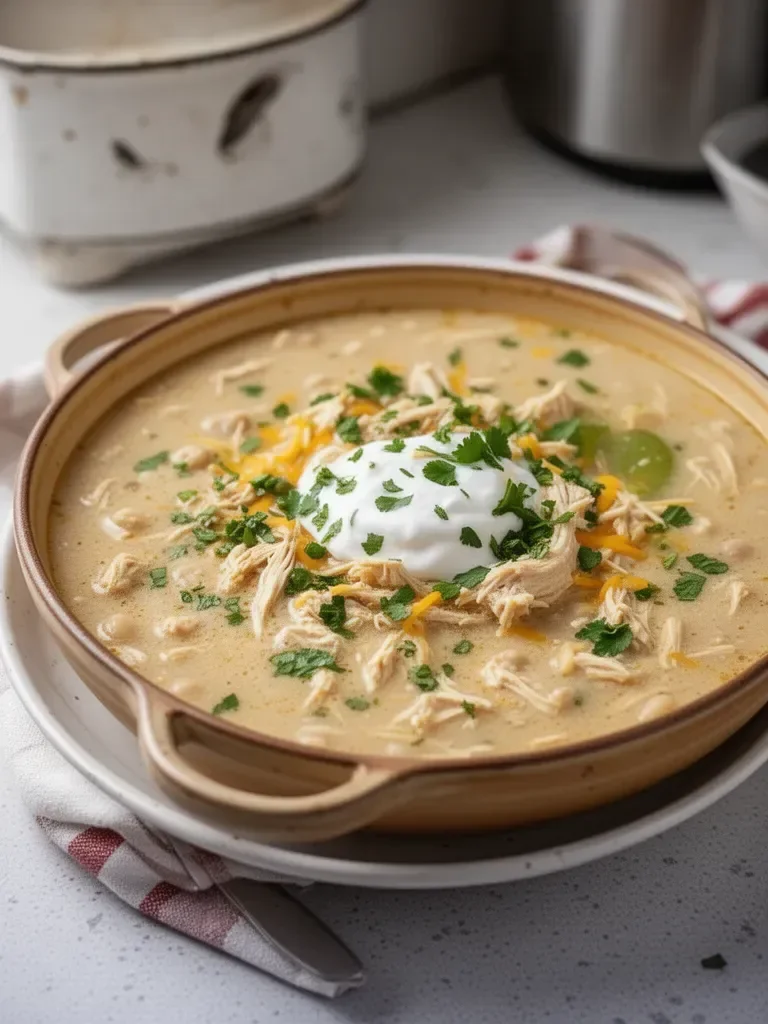 Simple Keto White Chicken Chili