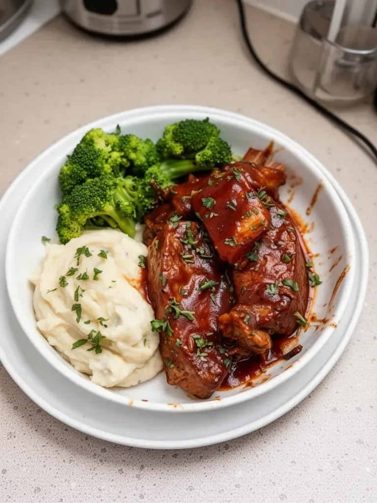 Slow Cooker BBQ Country Style Ribs