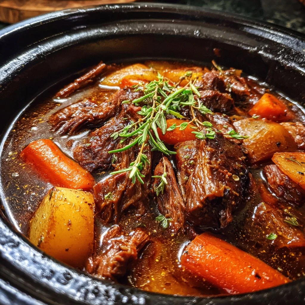 Slow Cooker Beef Manhattan: Hearty Comfort in Every Bite