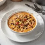 Slow Cooker Cheesy Chicken Chili