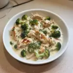 Slow Cooker Chicken Alfredo with Broccoli