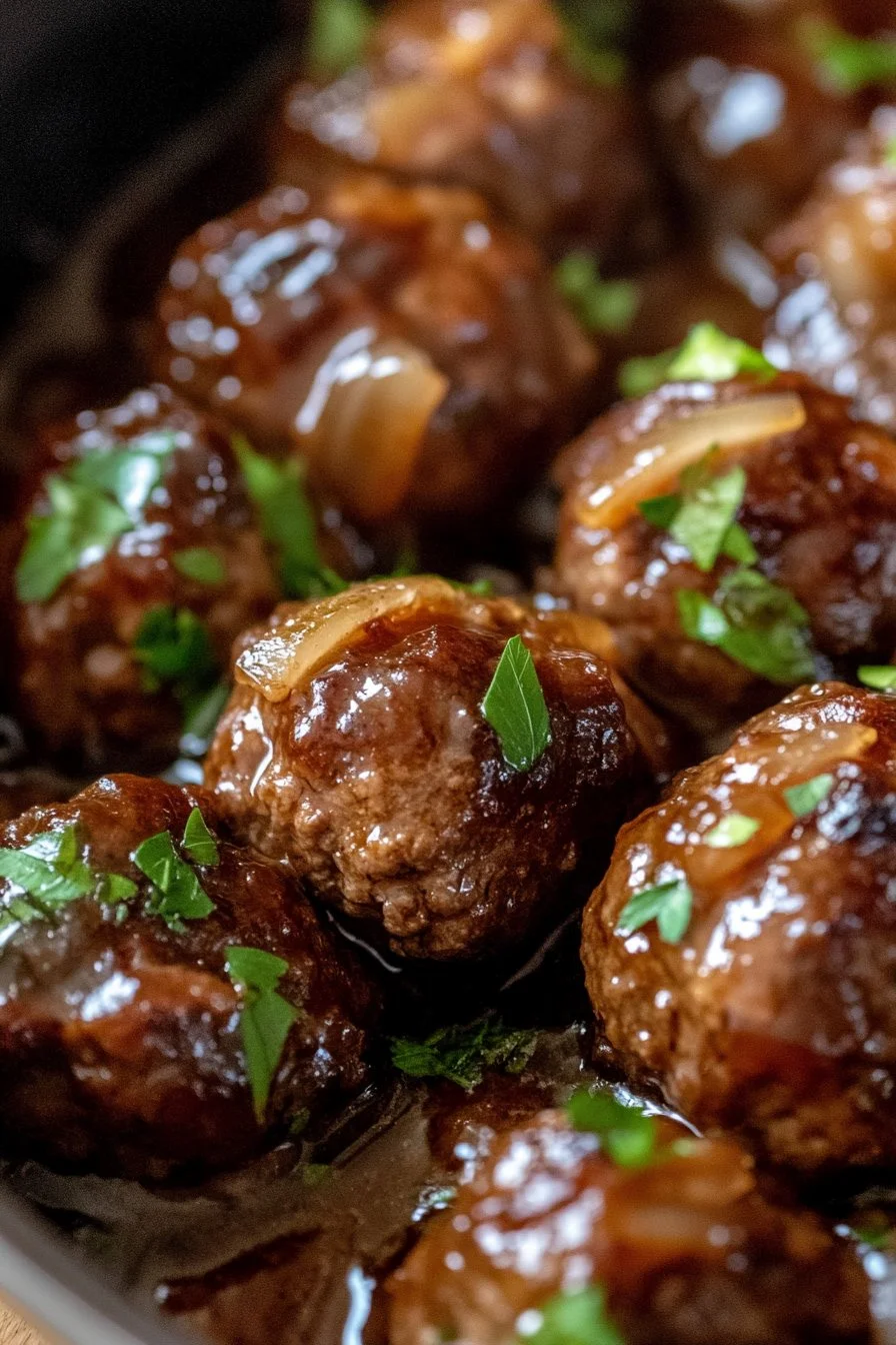 Slow Cooker Salisbury Steak Meatballs: Family-Friendly Comfort