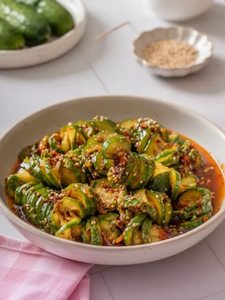 Spicy Asian Cucumber Salad