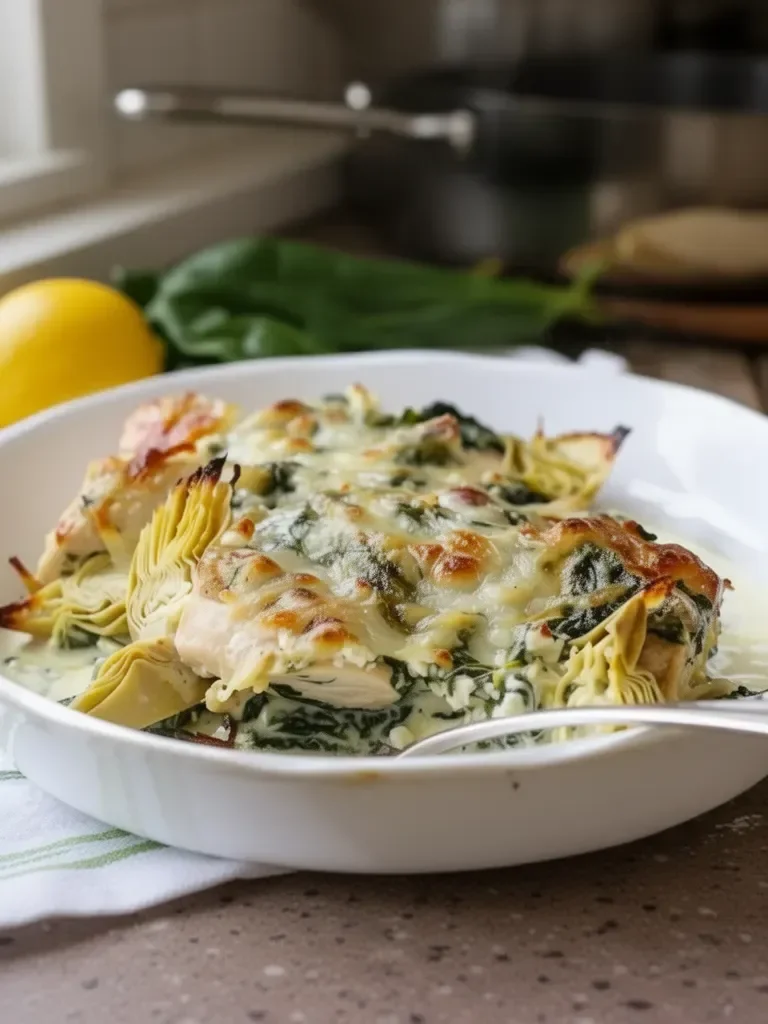 Spinach Artichoke Chicken