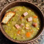 Split Pea Soup with Ham Bone