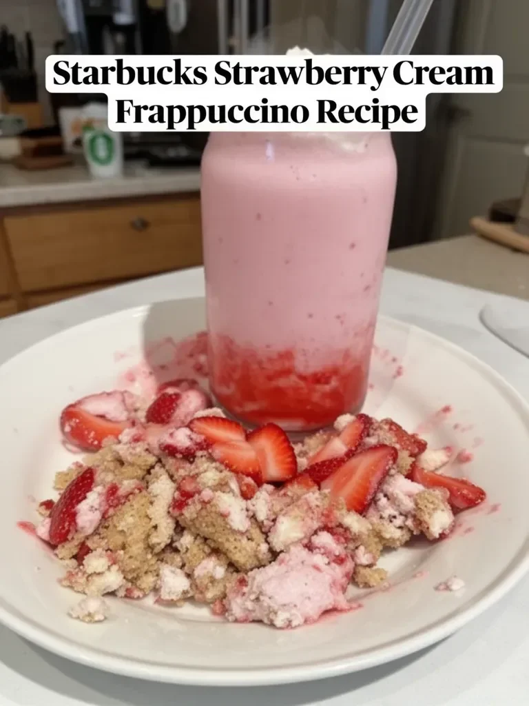 Starbucks Strawberry Cream Frappuccino