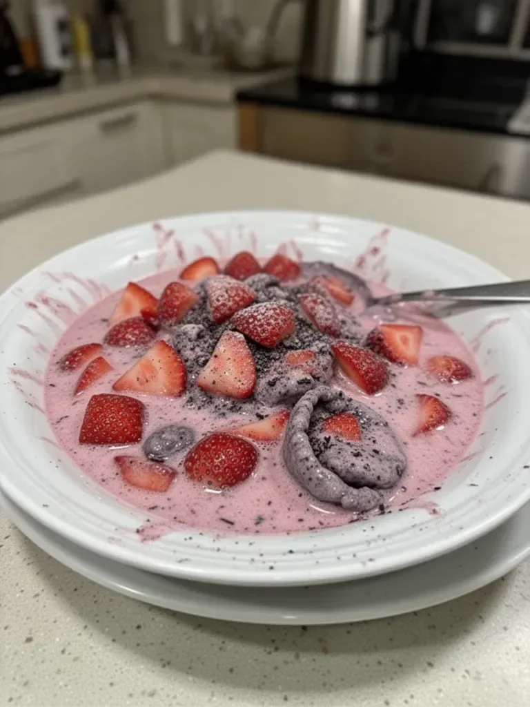 Strawberry Earl Grey Milk Tea