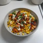 Street Corn Chicken Rice Bowl