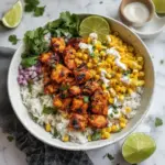 Street Corn Chicken Rice Bowl