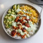 Street Corn Chicken Rice Bowl