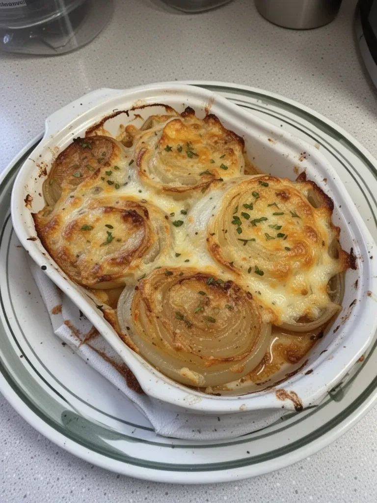 Tennessee Onions: Cheesy Baked Delight