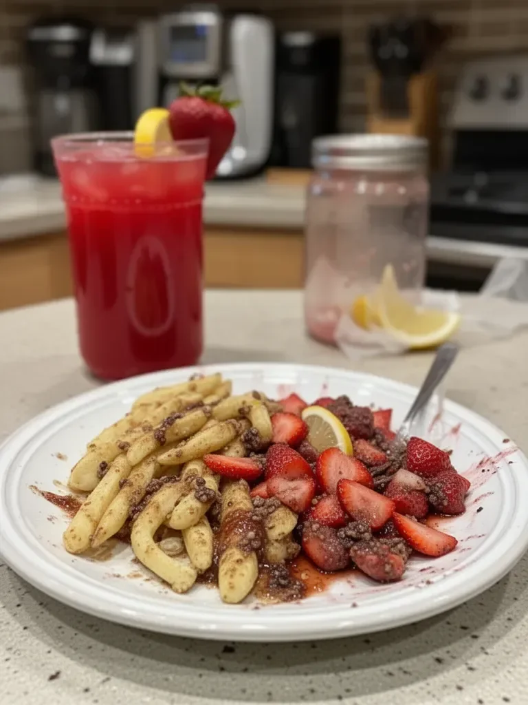 The Best Hibiscus Tea Strawberry-Lemonade Refresher