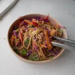 Vegan Rainbow Peanut Noodles
