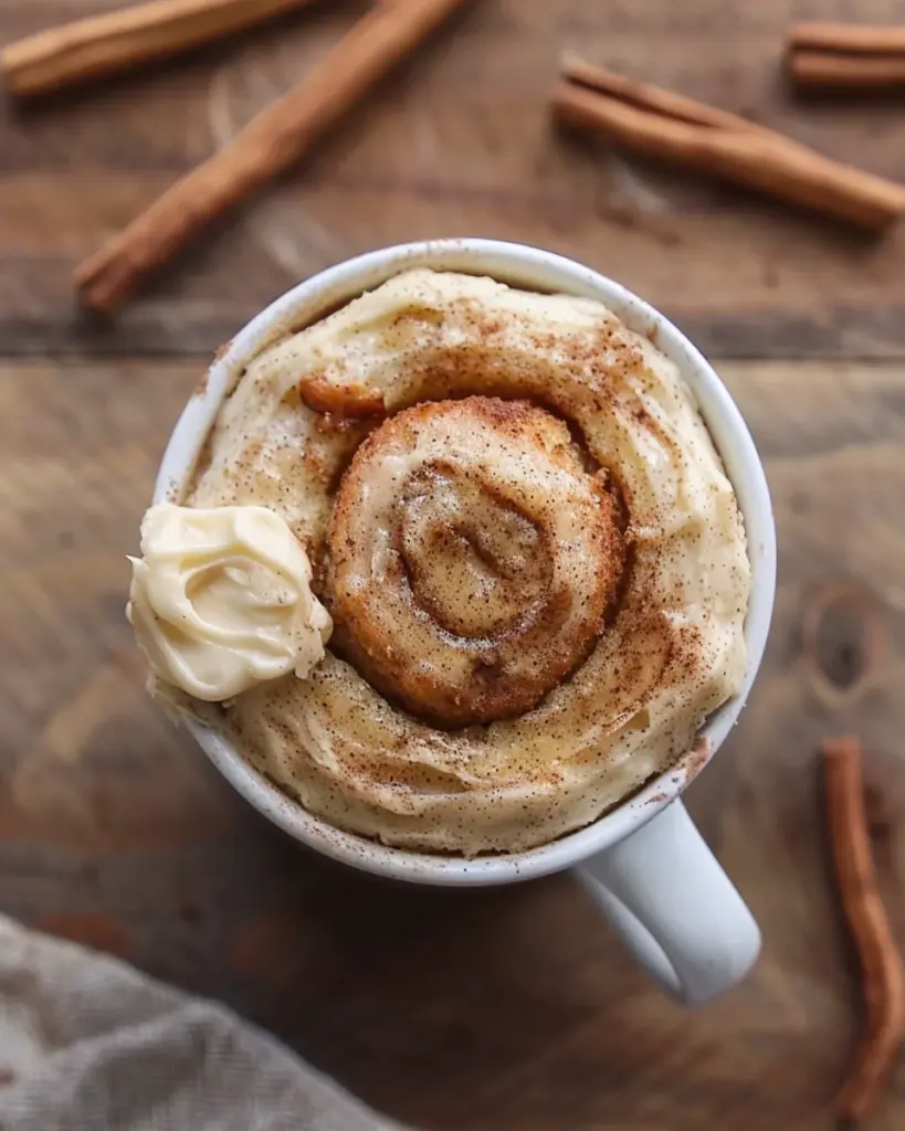 Viral Cottage Cheese Cinnamon Roll Mug Cake: Irresistibly Indulgent Delight