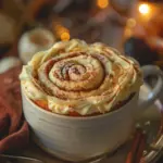 Viral Cottage Cheese Cinnamon Roll Mug Cake