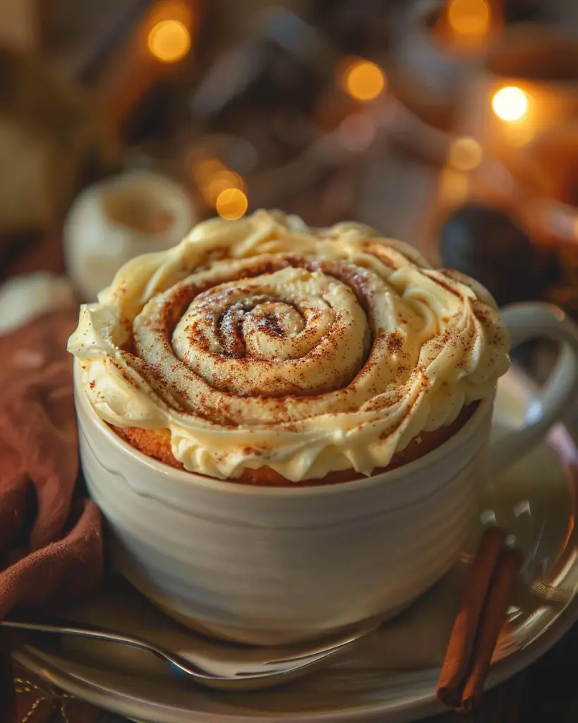 Viral Cottage Cheese Cinnamon Roll Mug Cake: Irresistibly Indulgent Delight