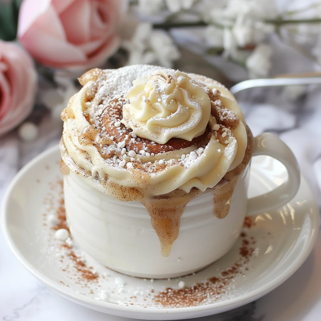 Viral Cottage Cheese Cinnamon Roll Mug Cake: Irresistibly Indulgent Delight