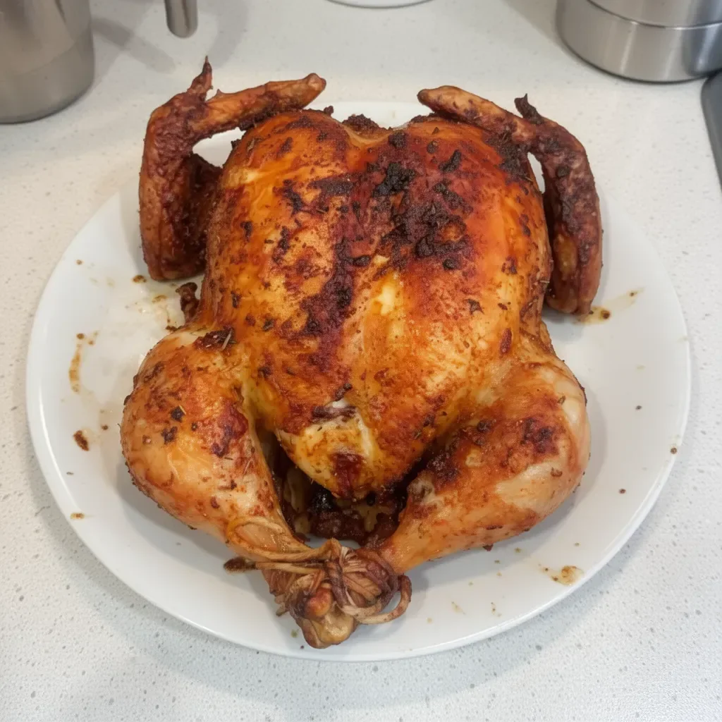 Air Fryer Rotisserie Chicken