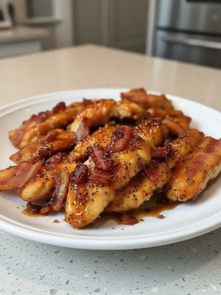 Bacon Brown Sugar Chicken Tenders