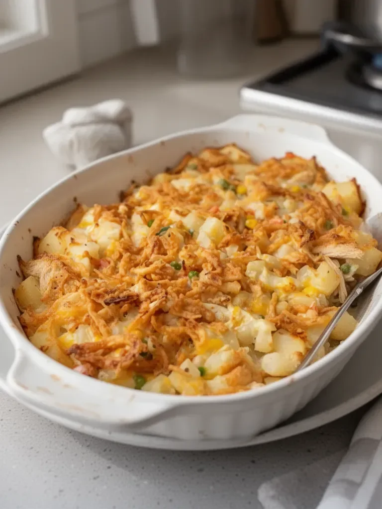 Baked Chicken and Potato Casserole