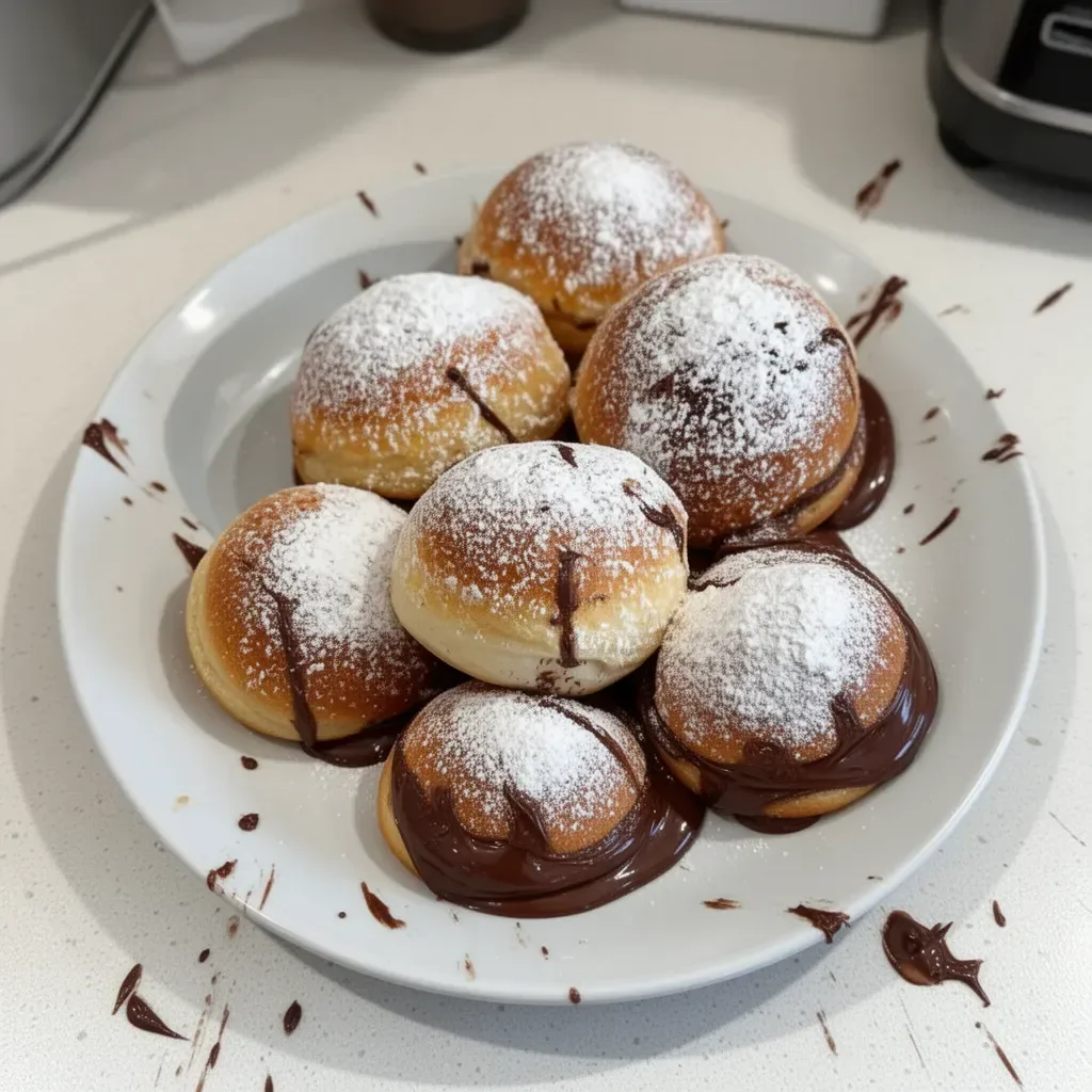 Baked Nutella Bombs