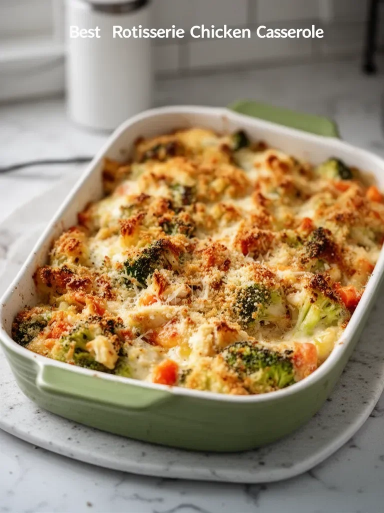 Best Rotisserie Chicken Casserole