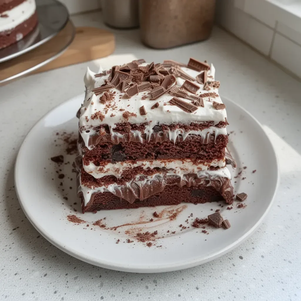 Brownie Refrigerator Cake 16 Brownie Refrigerator Cake