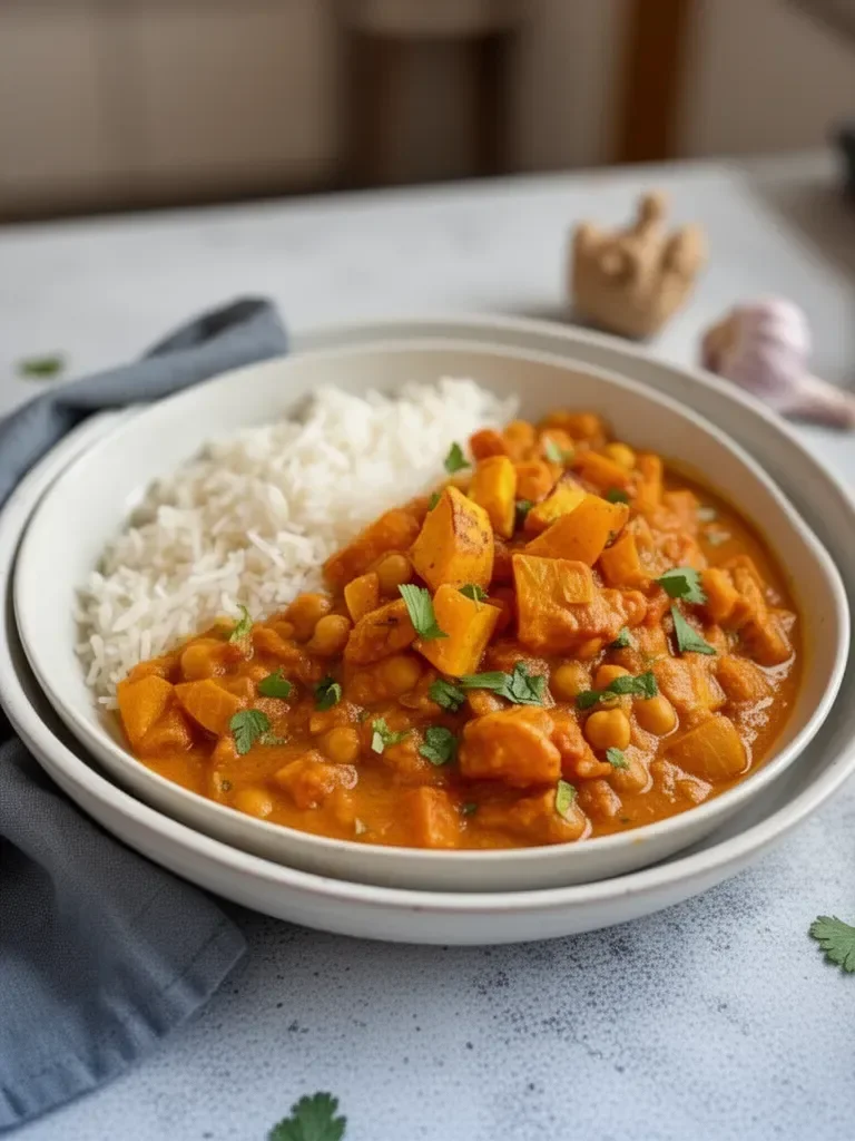 Butternut Squash and Chickpea Curry