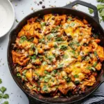 Butternut Squash & Black Bean Enchilada Skillet