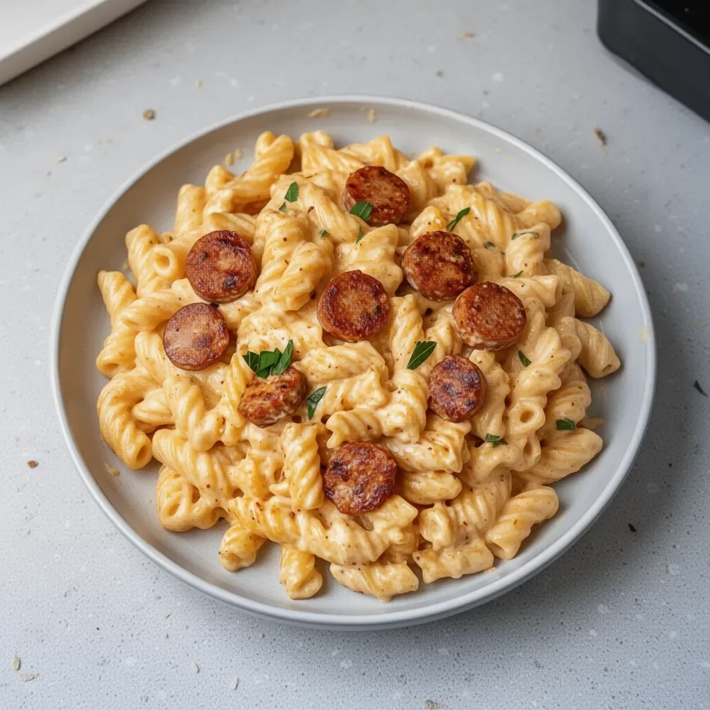Cajun Smoked Sausage Alfredo Pasta