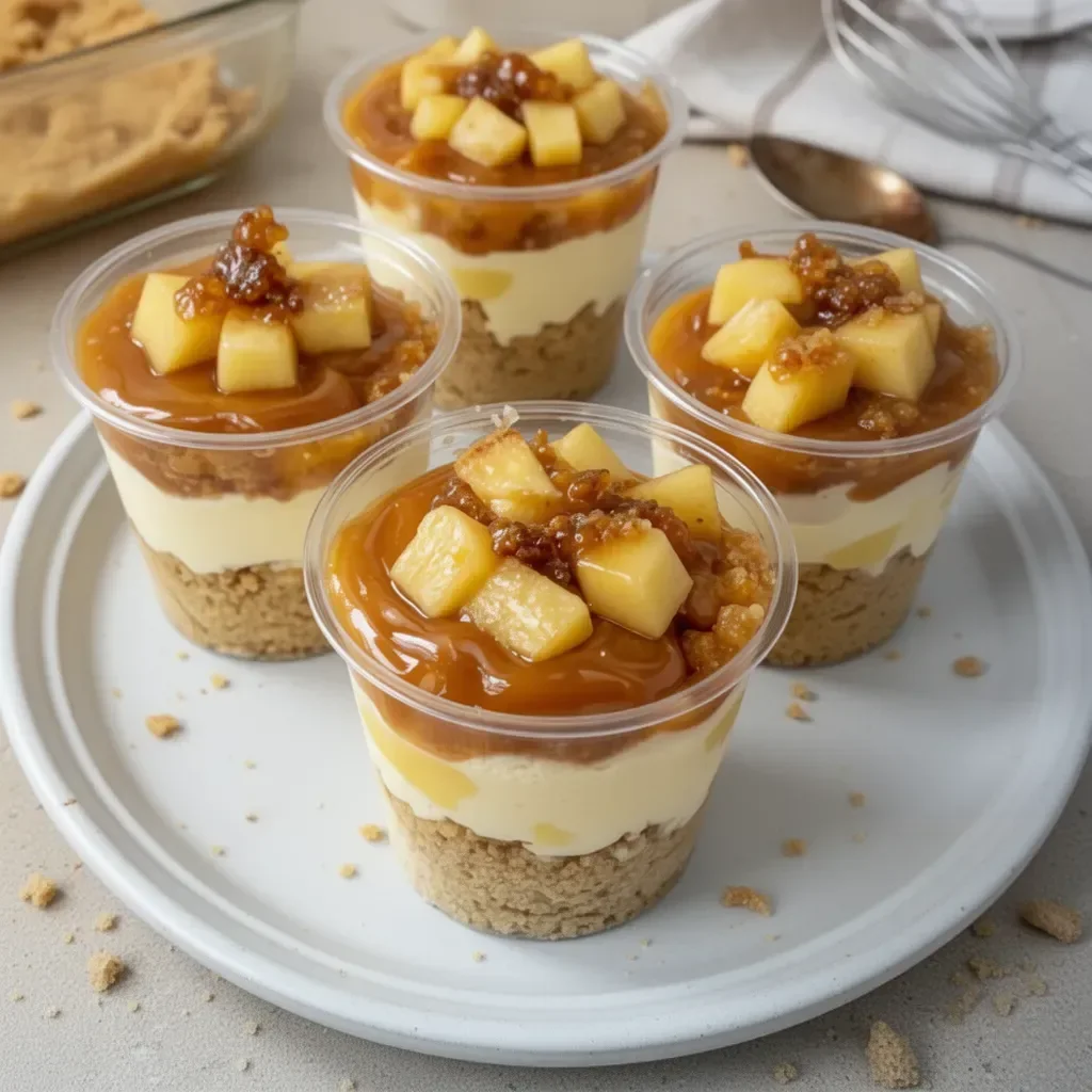 Caramel Apple Dessert Cups