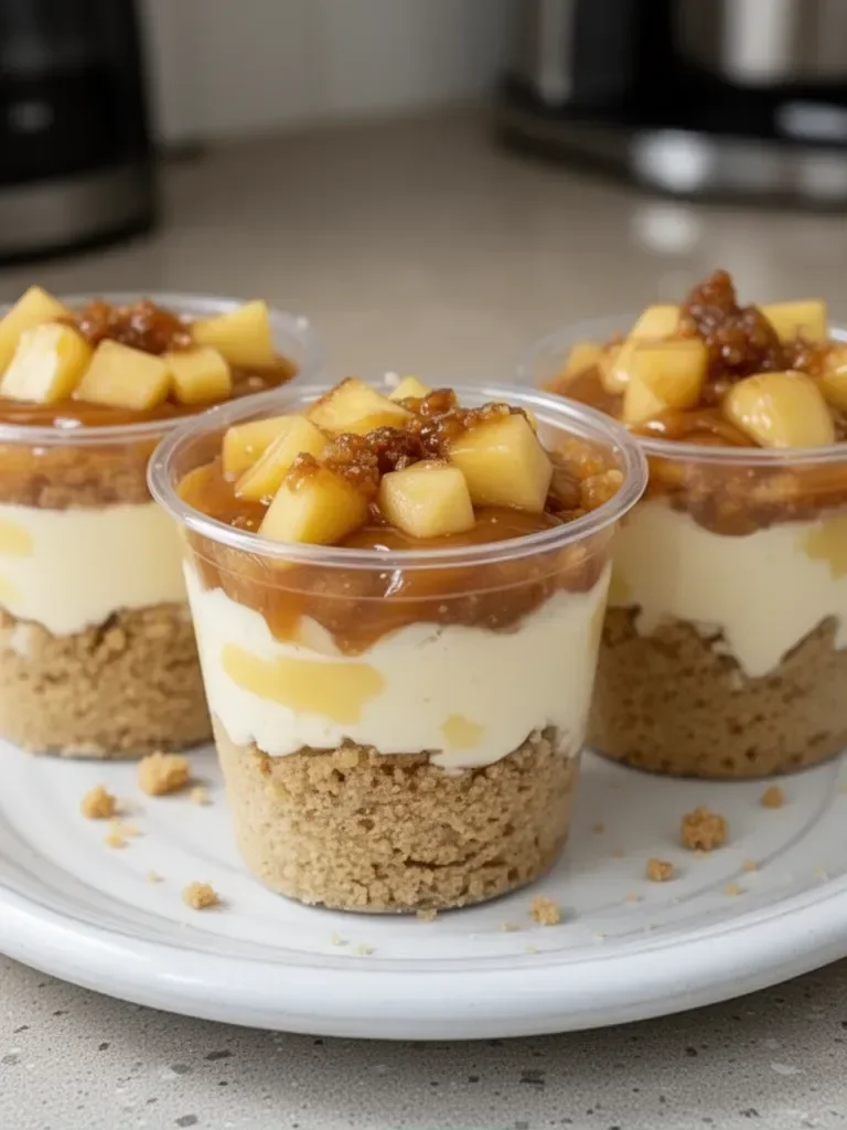 Caramel Apple Dessert Cups