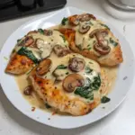 Chicken, Spinach, and Mushroom Bake