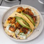 Cilantro Lime Shrimp Tacos with Creamy Slaw