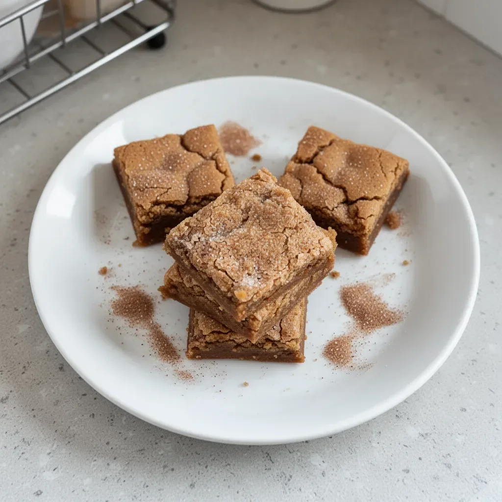 Cinnamon Sugar Blondies