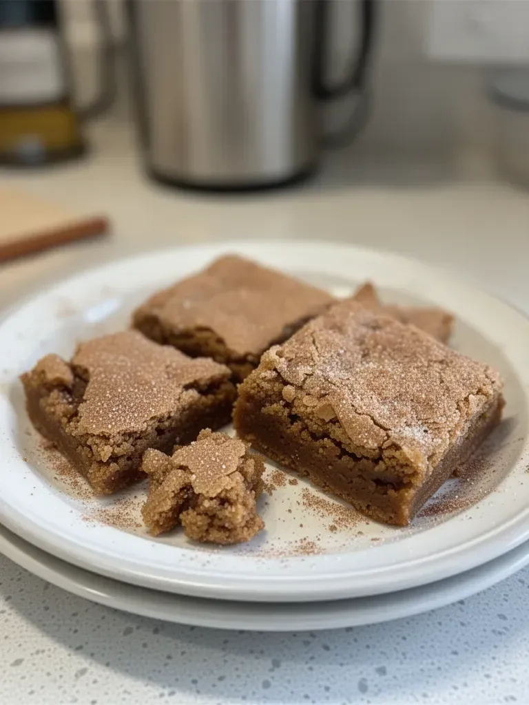 Cinnamon Sugar Blondies
