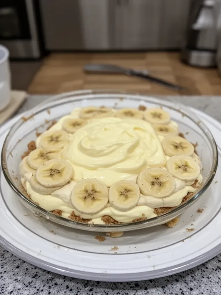 Cold No Bake Banana Pudding